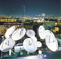 Globecast's teleport in Los Angeles